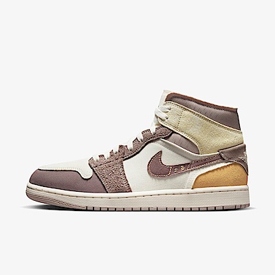 Nike Air Jordan 1 Mid SE Craft [DM9652-102] 男 休閒鞋 喬丹 米 摩卡棕