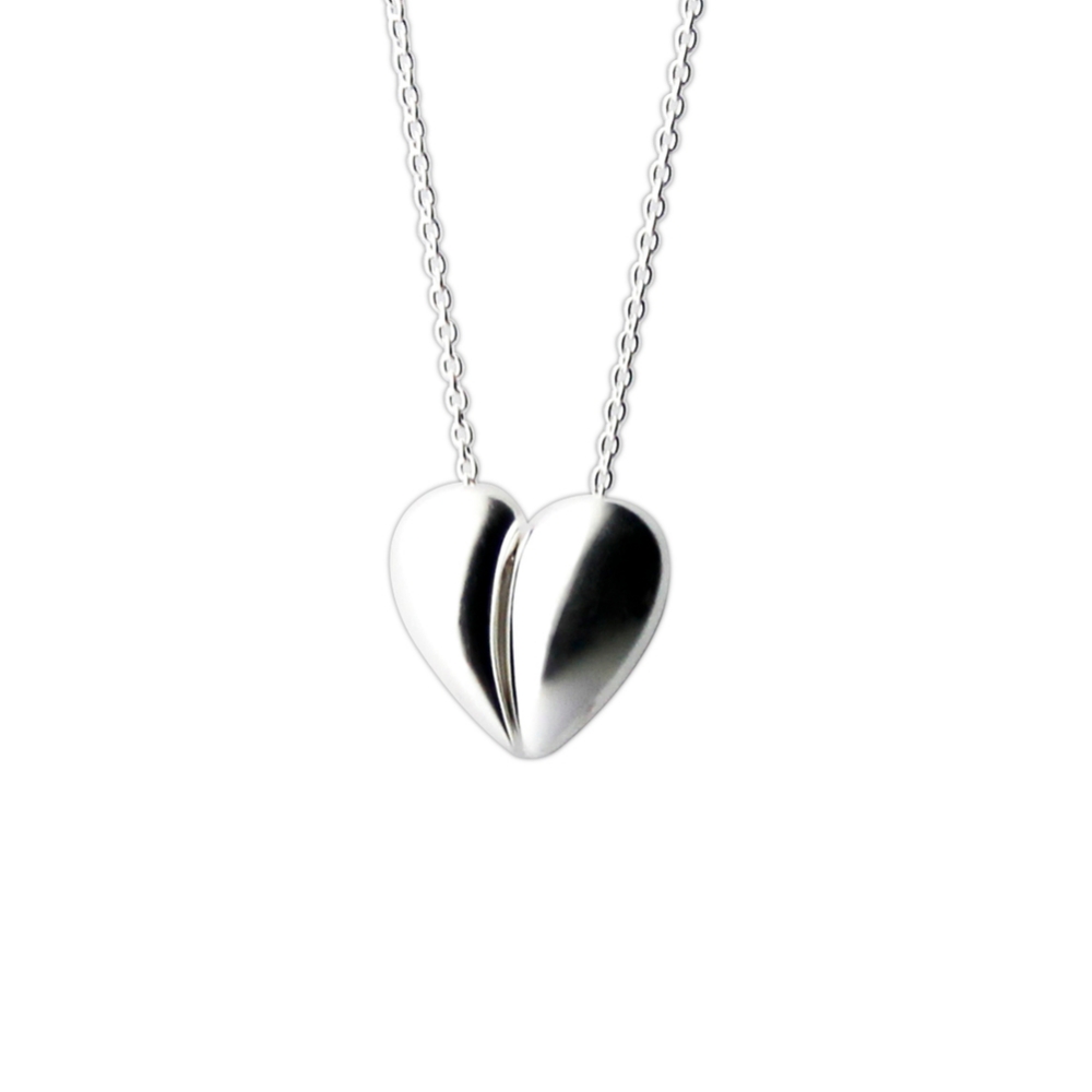 Georg Jensen #638 Heart純銀項鍊