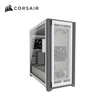 海盜船 CORSAIR 5000D-白 AIRFLOW 鋼化玻璃ATX機殼