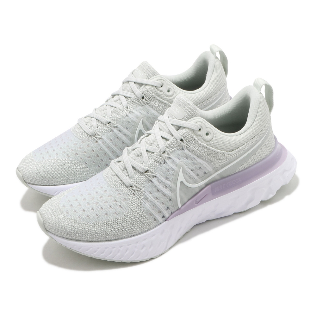 Nike 慢跑鞋 React Infinity Run 女鞋 輕量 透氣 舒適 避震 路跑 運動 健身 銀 白 CT2423005