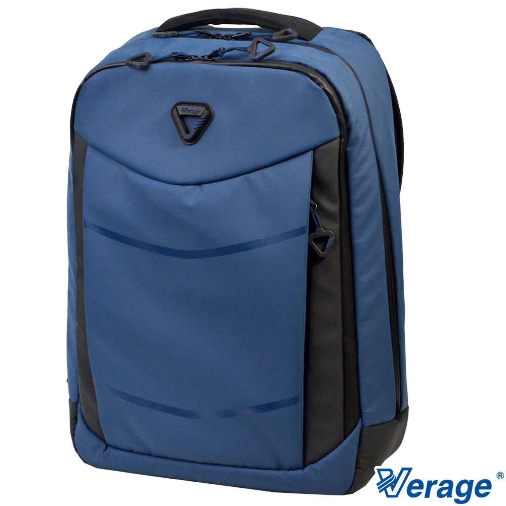 Verage ~維麗杰 RFID防盜時尚雙層後背包(藍)
