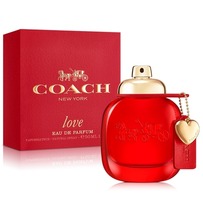 COACH 時尚戀紅女性淡香精50ml-原廠公司貨