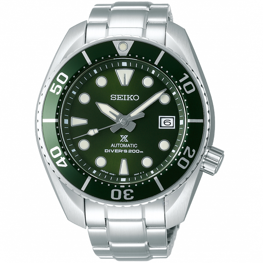 SEIKO精工PROSPEX系列相撲廣告款潛水機械錶(SPB103J1/6R35-00A0G)-綠__SK043