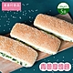 美食村 青蔥厚燒餅x5盒(100gX3入/盒) product thumbnail 1
