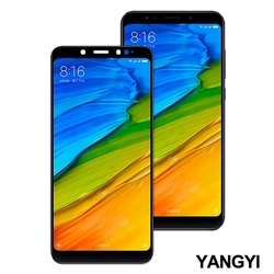 揚邑 小米 紅米 Note 5 5.99吋 滿版軟邊鋼化玻璃膜3D防爆保護貼-黑白可選