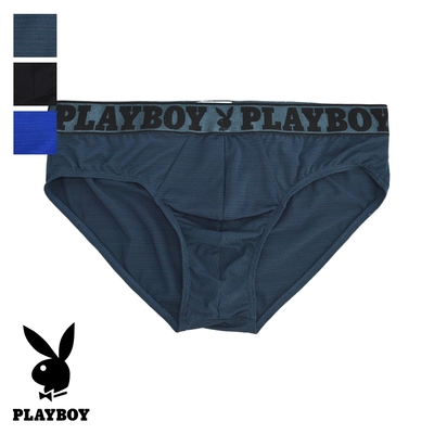 【PLAYBOY】極速吸濕彈性三角褲-綠