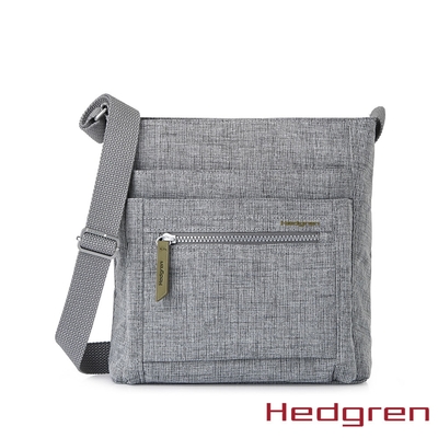 Hedgren INNER CITY系列 RFID防盜 四層收納 方形側背包 樺木灰