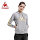 le coq sportif 法國公雞牌長袖連帽T恤 女-灰 product thumbnail 1