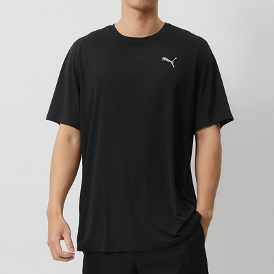 Puma Run Fav 男款 黑色 歐規 慢跑系列 T恤 運動 慢跑 休閒 短袖 52505801