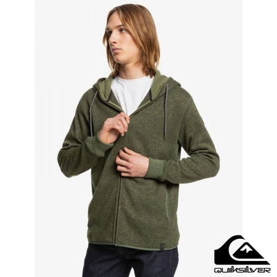 【QUIKSILVER】KELLER ZIP 連帽外套 軍綠