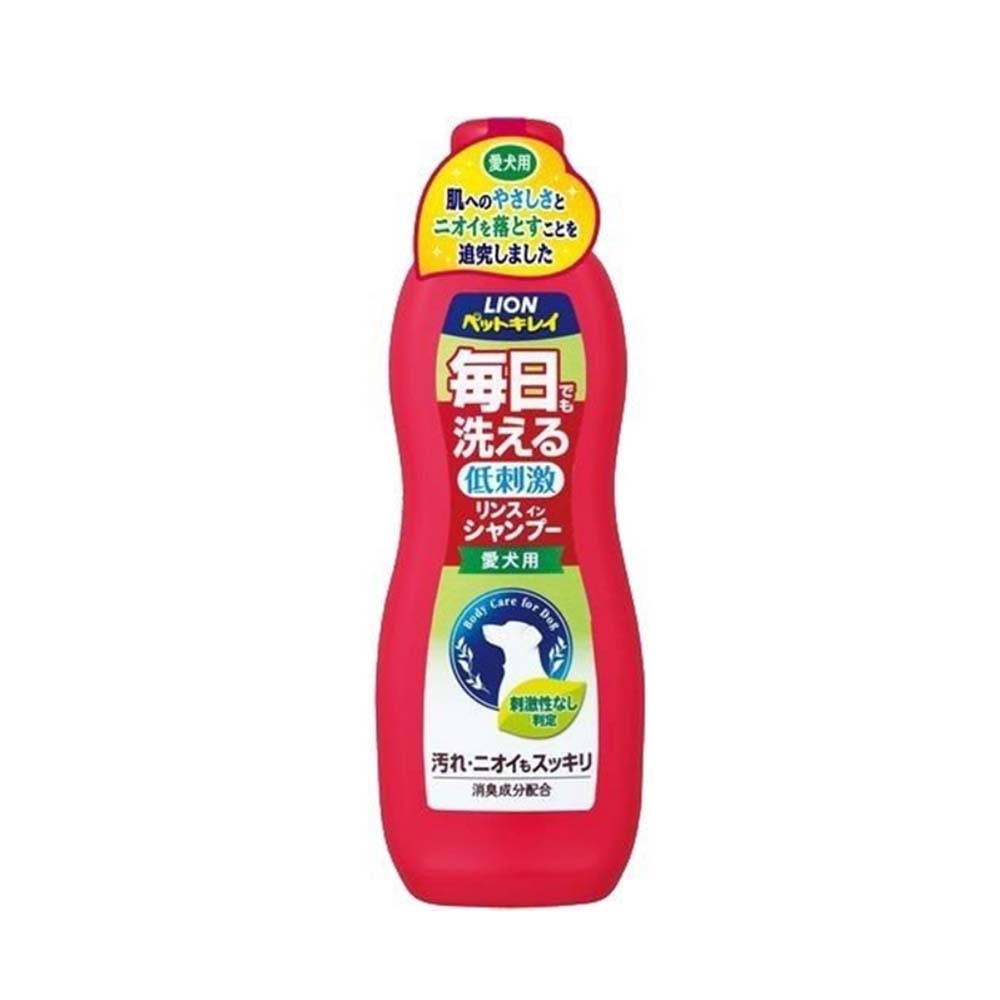 日本【獅王】漂亮寵物每日洗清潔潤絲二合一 -犬用330ml