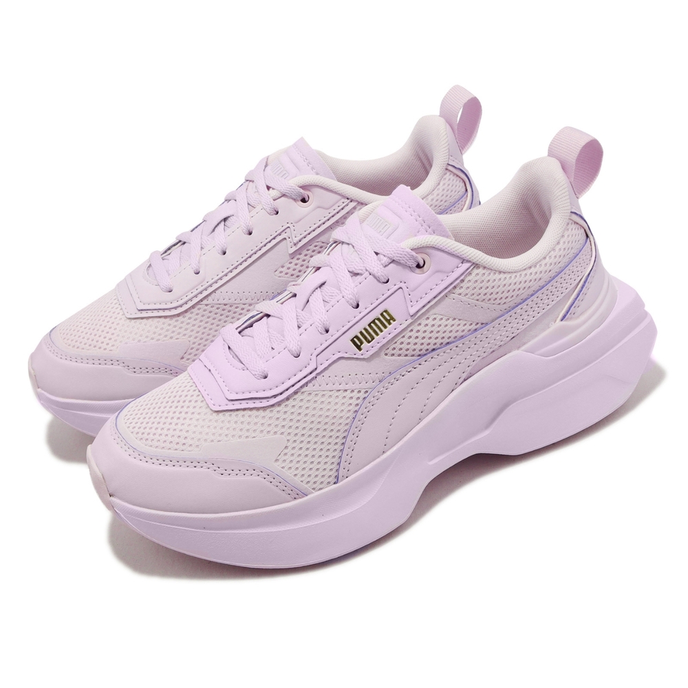 Puma 休閒鞋Kosmo Rider Sorbet Wns 女鞋粉紫厚底增高網布老爹鞋