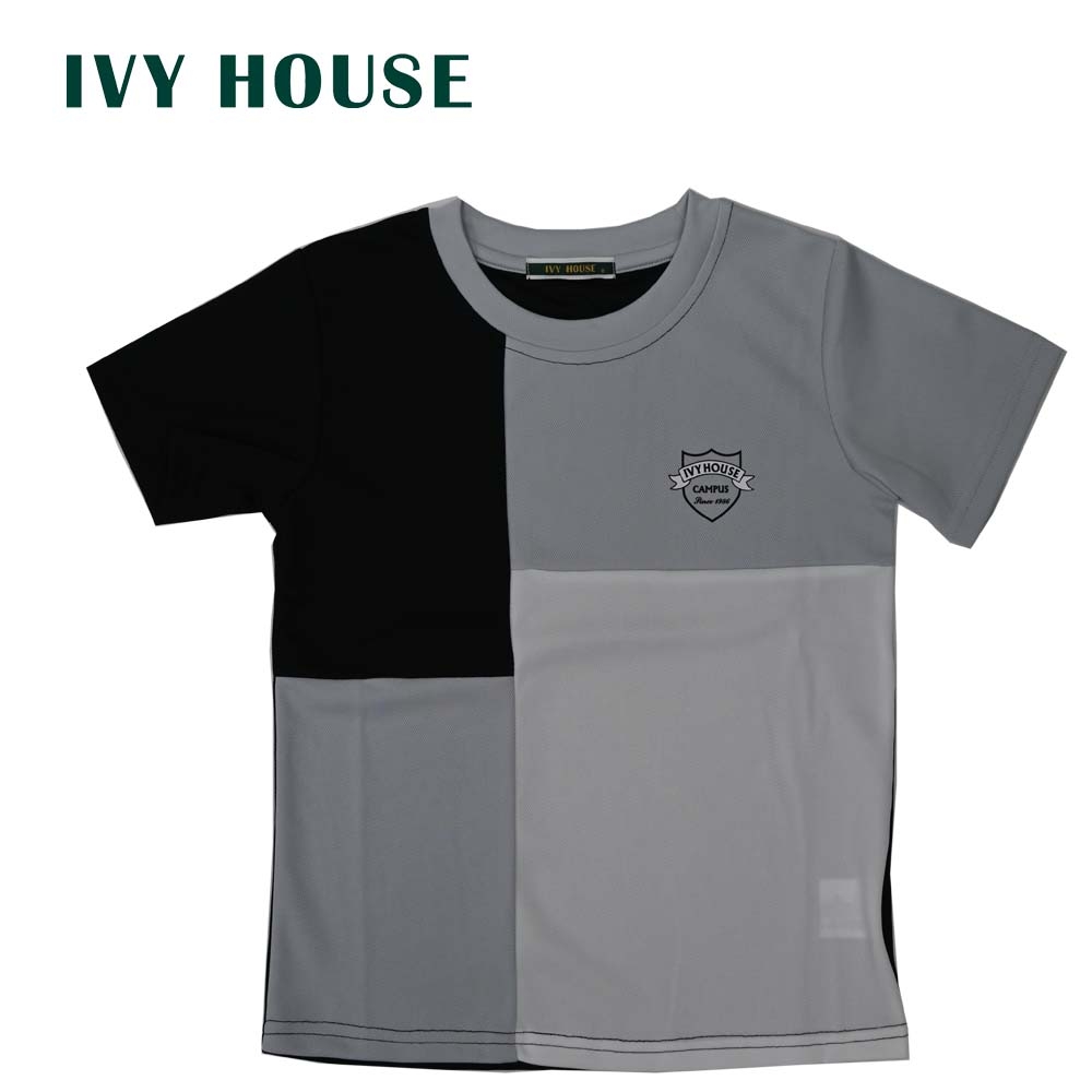 IVY HOUSE常春藤 吸濕排汗黑色T恤231303(110cm~170cm)台灣製