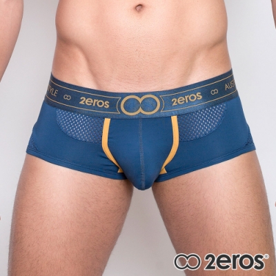 2EROS 黯夜系列超彈性型男四角內褲(海藍色)
