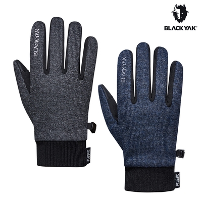 韓國BLACK YAK YAK UNI YAK輕量保暖手套[海軍藍/灰色] 運動 休閒 保暖 手套 可登山杖搭配 中性款 BYAB2NAN08