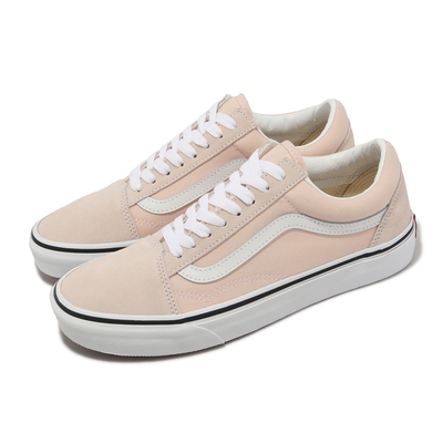 Vans 休閒鞋 Old Skool 男鞋 女鞋 粉 白 帆布 麂皮 基本款 經典 低筒 VN0007NTBM0