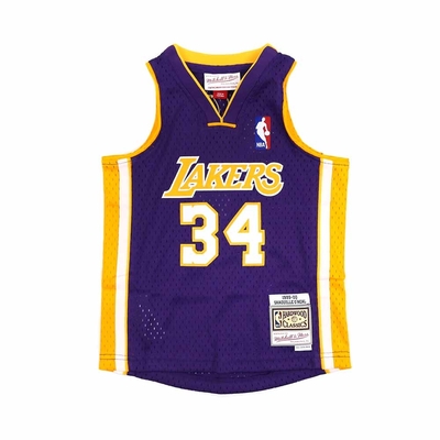 M&N 幼兒 G1 Swingman復古球衣 湖人隊 99-00 Shaquille Oneal #34