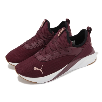 Puma 慢跑鞋 Softride Ruby Luxe Wns 女鞋 酒紅 白 緩震 襪套 運動鞋 37758009