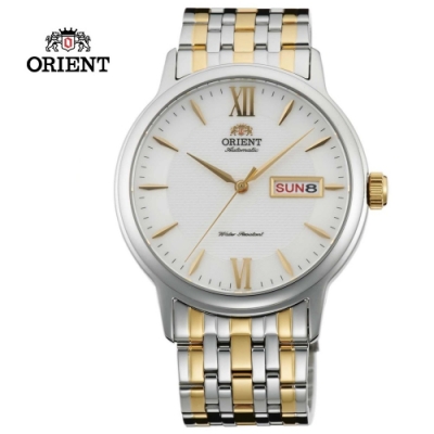 ORIENT 東方錶 Classic Design系列簡約腕錶鋼帶款SAA05002W白色-40mm