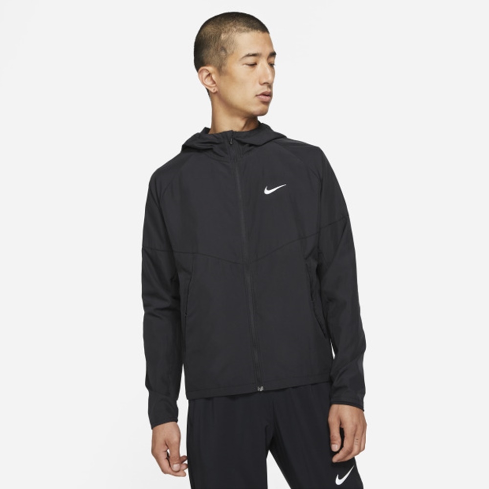 NIKE REPEL MILER 慢跑 男連帽外套-黑-DD4747010