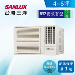 台灣三洋 4-5坪 1級變頻冷專左吹窗型冷氣 SA-R28VSR