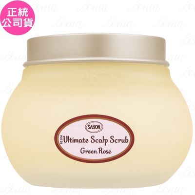 SABON 以色列綠玫瑰 死海鹽頭皮磨砂膏(300g)(公司貨)