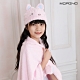 【MORINO摩力諾】MIT超細纖維動物造型速乾兒童罩袍浴帽組合_(貓咪) product thumbnail 2