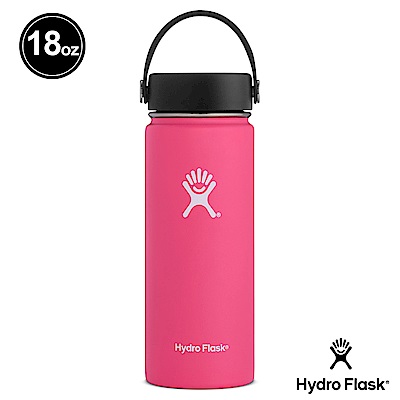 美國Hydro Flask 真空保冷/熱寬口鋼瓶 532ml 西瓜紅