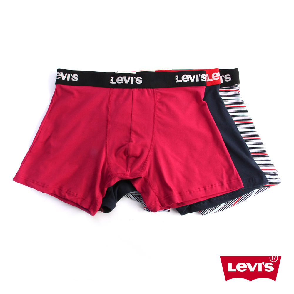 Levis 四角褲Boxer 彈性貼身 三件穿搭組