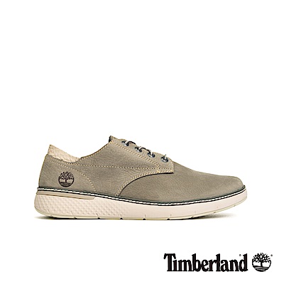 Timberland 男款中灰色磨砂革牛津鞋|A22KY