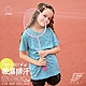 GIAT台灣製兒童吸濕排汗機能上衣-圓領短袖款/土耳其藍 product thumbnail 2