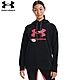 【UNDER ARMOUR】UA 女 Rival Fleece 連帽長袖套頭衫 product thumbnail 1