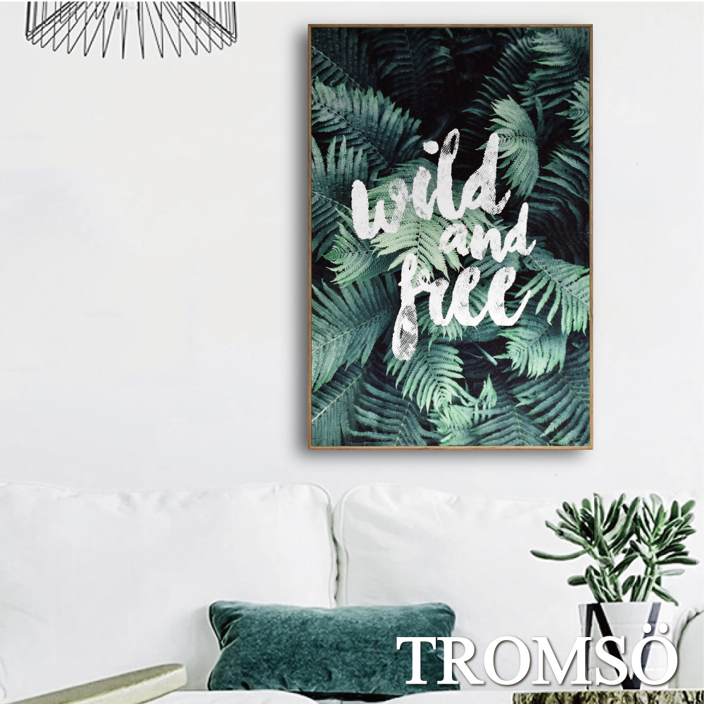 TROMSO 北歐生活版畫有框畫-自由叢林WA66