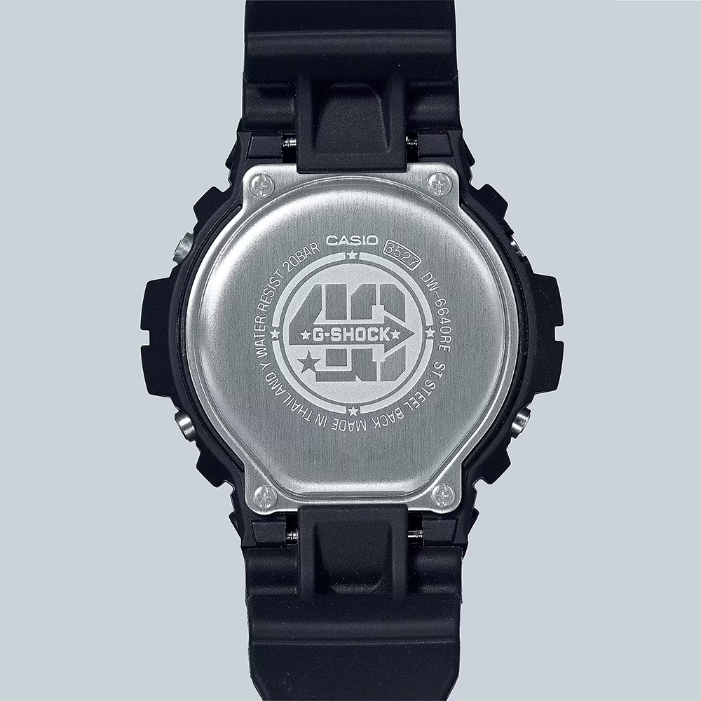 CASIO 卡西歐 G-SHOCK 40周年全黑限量版手錶 DW-6640RE-1 | G-SHOCK | Yahoo奇摩購物中心