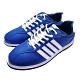【DJ80嚴選】LANEWOLF 新式樣2.0仿真皮男用高級保齡球鞋-右手鞋(藍色) product thumbnail 1