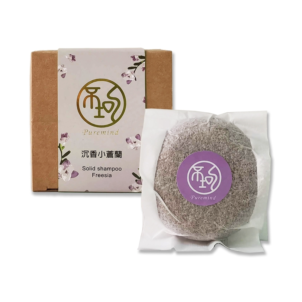 不垢-沉香小蒼蘭洗髮餅60g/洗髮精新選擇