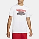 NIKE 耐吉 上衣 短袖上衣 運動 男款 白 DN2985-100 AS M NK DF BFAST VERB SS TEE product thumbnail 1