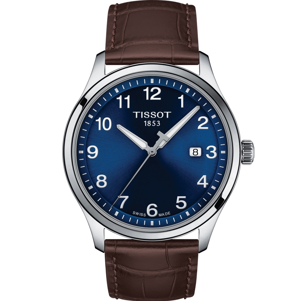 TISSOT 天梭 官方授權GENT XL CLASSIC 經典大三針男錶(T1164101604700)