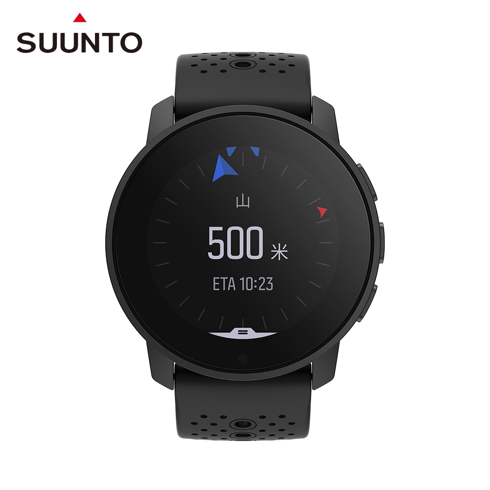 SUUNTO 9 Peak【全黑】超薄精巧、堅固耐用，配置腕式心率與氣壓式高度計的GPS腕錶 | 智慧手錶 | Yahoo奇摩購物中心