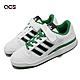 adidas 休閒鞋 Forum Low 白 綠 黑 男鞋 女鞋 復古 皮革 魔鬼氈 三葉草 愛迪達 HR1024 product thumbnail 1