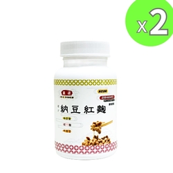 【永騰生技】納豆紅麴膠囊(30粒/瓶)x2