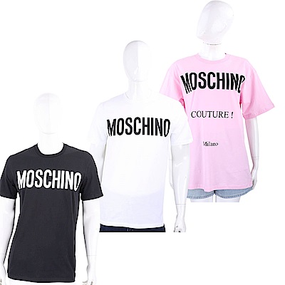 MOSCHINO 字母印花棉質短袖TEE T恤-4款可選