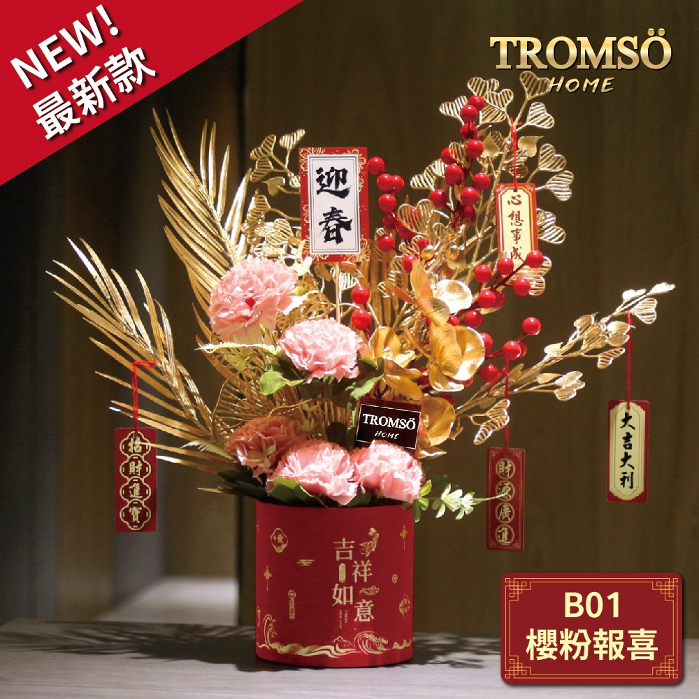 TROMSO金喜發財果新年花禮花籃B系列(小)-多款任選