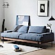 【小半家具】朗姆沙發 北歐白橡木實木布藝沙發 雙人藍色 (H014347694) product thumbnail 1