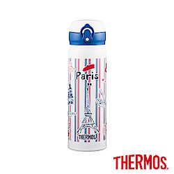 THERMOS膳魔師巴黎篇不鏽鋼真空保溫瓶0.5L(JNL-500-PS)