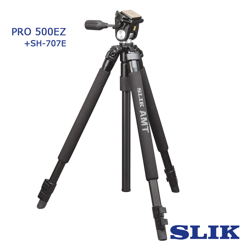 日本 SLIK Pro 500 EZ 附 SH-707E 多向雲台