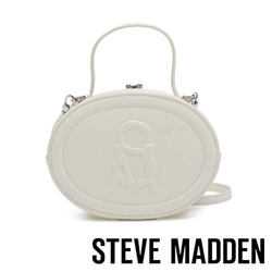 STEVE MADDEN-TWBELLA 立體手提斜背小圓包-白色