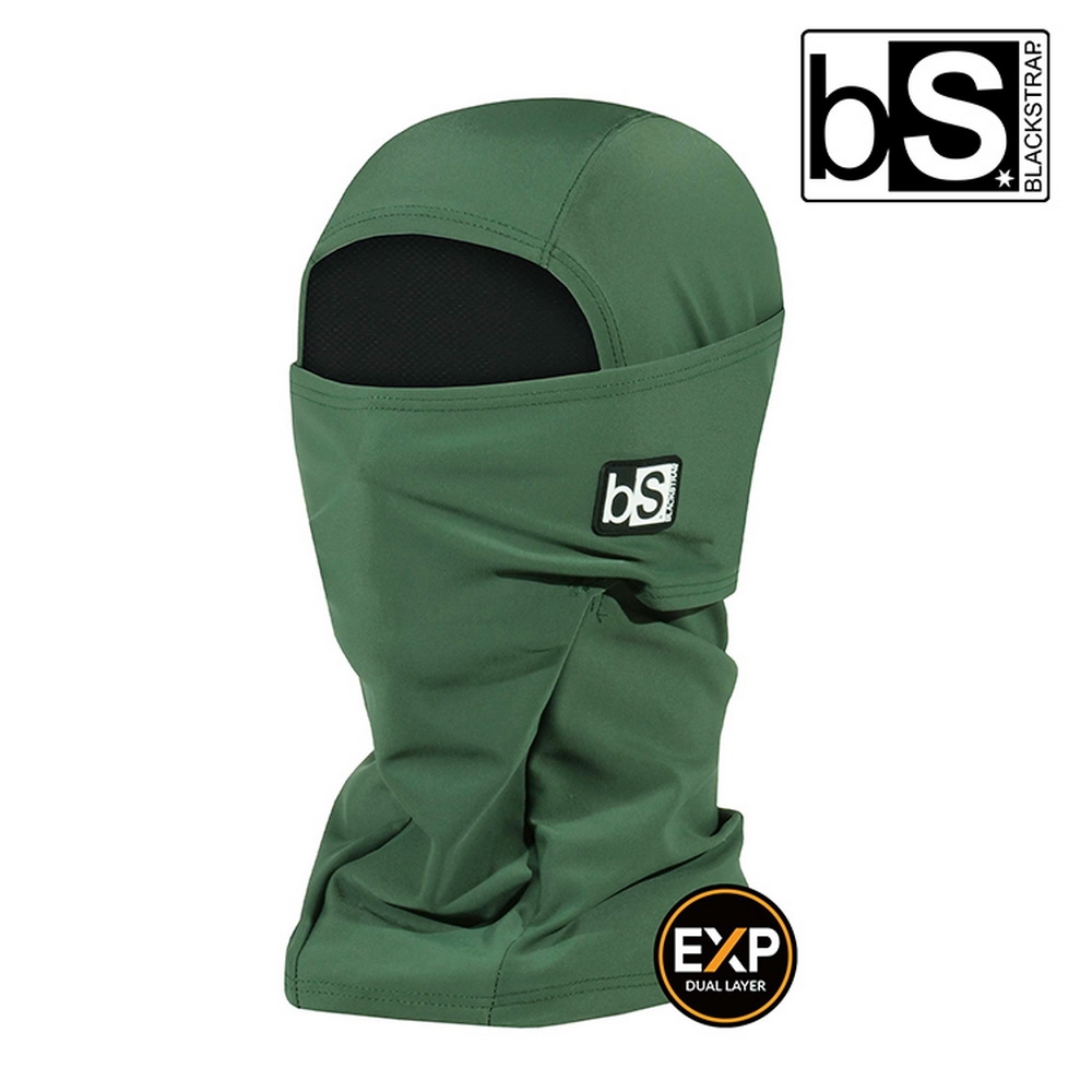 【BlackStrap】Exp Hood Balaclava-S 雙層保暖多功能頭套 Olive/橄欖綠