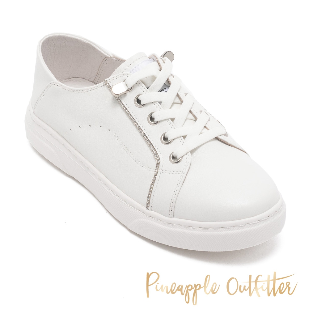 Pineapple-Outfitter-CELOUS 真皮套穿休閒鞋-白色