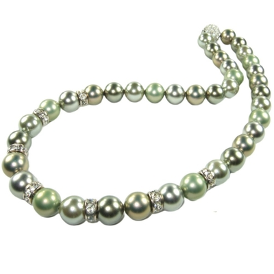 【小樂珠寶】時尚造型加分-3A南洋深海貝珍珠項鍊